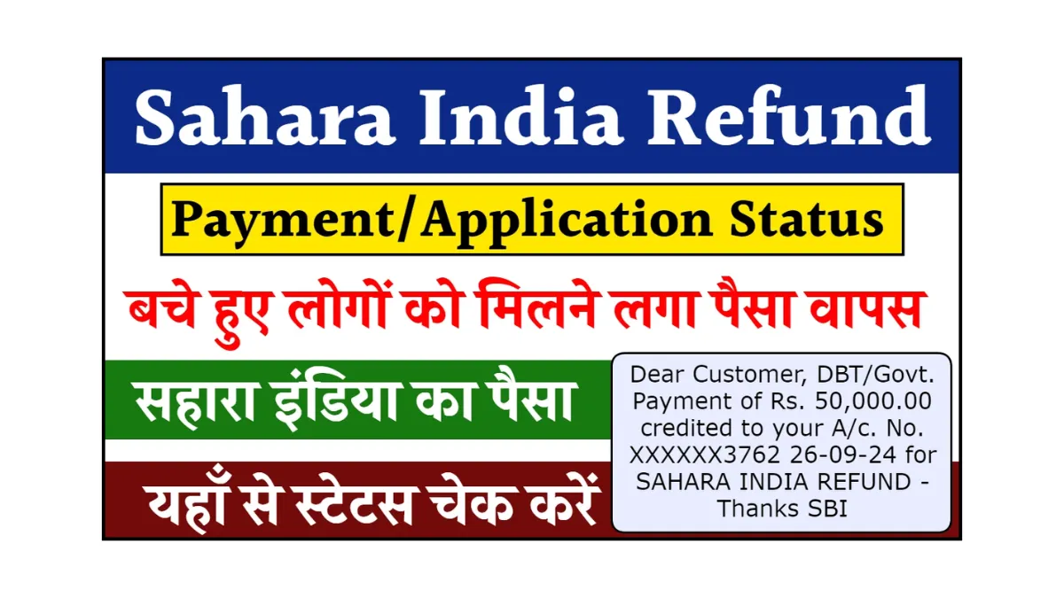 Sahara India Refund Status